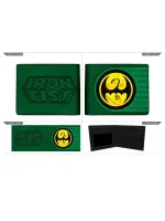 MARVEL COMICS - IRON FIST SYMBOL GREEN BI-FOLD WALLET