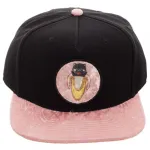 OFFICIAL BANANYA - PINK LOGO WITH PINK PLUSH VISOR SNAPBACK CAP