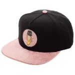 OFFICIAL BANANYA - PINK LOGO WITH PINK PLUSH VISOR SNAPBACK CAP