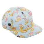 OFFICIAL BANANYA - ALL OVER RPINT LIGHT BLUE SNAPBACK CAP