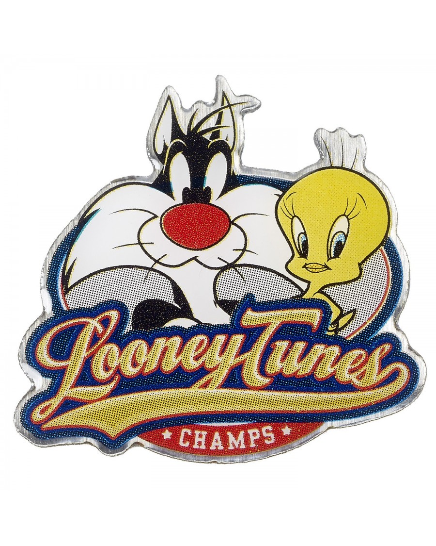 OFFICIAL LOONEY TUNES - SYLVESTER AND TWEETY PIE PIN BADGE