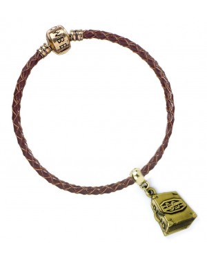 OFFICIAL FANTASTIC BEASTS BROWN CHARM BRACELET with ONE CHARM