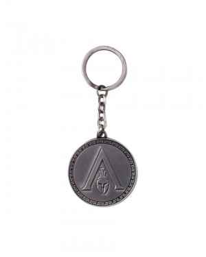 ASSASSIN'S CREED ODYSSEY - SILVER SYMBOL ROUND METAL KEYRING