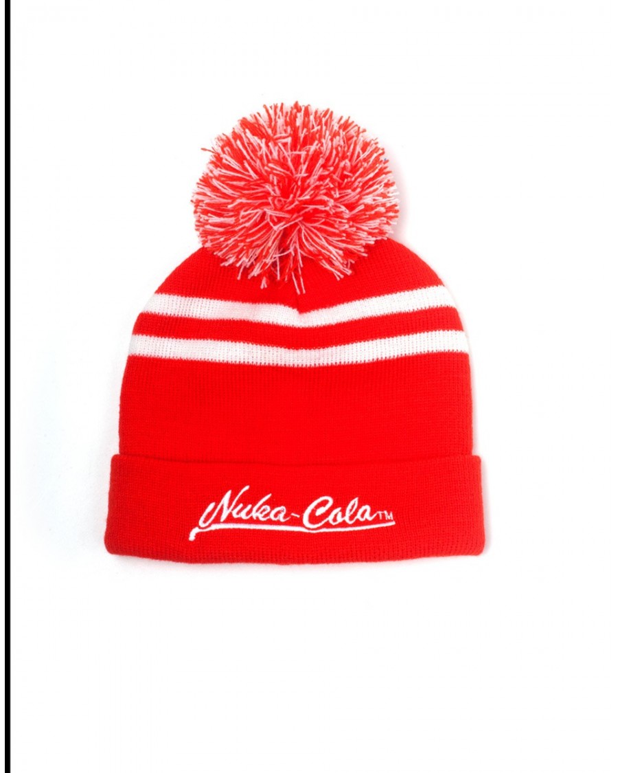 OFFICIAL FALLOUT 4 NUKA-COLA RED CUFFED BEANIE WITH