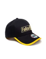 OFFICIAL FALLOUT 76 LOGO YELLOW AND BLACK BASEBALL SNAPBACK CAP