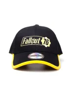 OFFICIAL FALLOUT 76 LOGO YELLOW AND BLACK BASEBALL SNAPBACK CAP