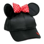 OFFICIAL DISNEY - MINNIE MOUSE EARS AND BOW BLACK SNAPBACK CAP