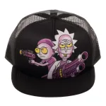 OFFICIAL ADULT SWIM - RICK AND MORTY PRINTED FRONT TRUCKER STYLED SNAPBACK CAP