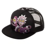 OFFICIAL ADULT SWIM - RICK AND MORTY PRINTED FRONT TRUCKER STYLED SNAPBACK CAP