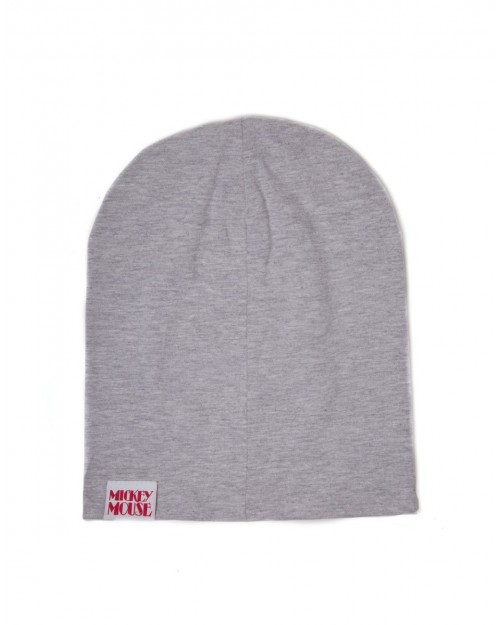 OFFICIAL DISNEY - MICKEY MOUSE PRINTED GREY SUMMER BEANIE HAT