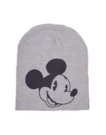 OFFICIAL DISNEY - MICKEY MOUSE PRINTED GREY SUMMER BEANIE HAT