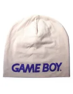 OFFICIAL NINTENDO - GAME BOY PURPLE TEXT LOGO GREY SUMMER BEANIE HAT