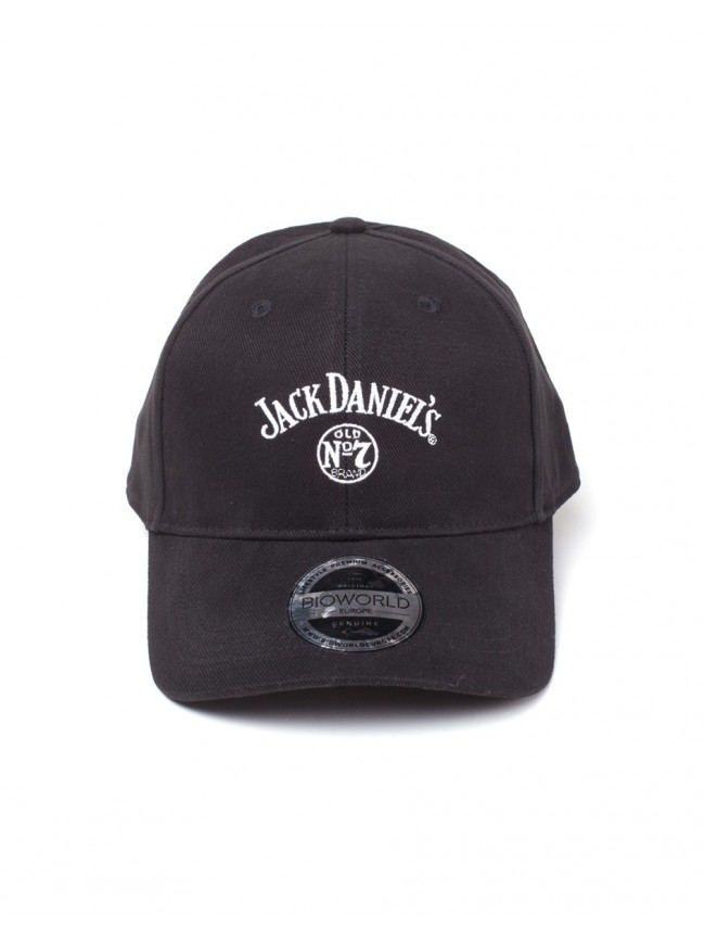 OFFICIAL JACK DANIELS OLD NO7 BRAND LOGO BLACK STRAPBACK BASEBALL CAP 'DAD' HAT