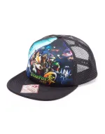 OFFICIAL NINTENDO - STARFOX ZERO PRINT BLACK TRUCKER SNAPBACK CAP