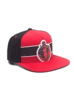 OFFICIAL MARVEL COMICS DEADPOOL PRINTED RED AND BLACK SNAPBACK CAP