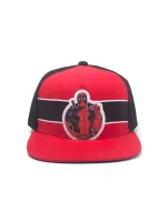 OFFICIAL MARVEL COMICS DEADPOOL PRINTED RED AND BLACK SNAPBACK CAP