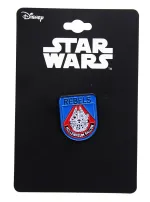 OFFICIAL STAR WARS - REBELS - MILLENNIUM FALCON METAL ENAMEL PIN BADGE