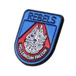 OFFICIAL STAR WARS - REBELS - MILLENNIUM FALCON METAL ENAMEL PIN BADGE