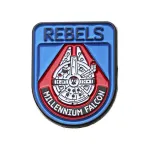 OFFICIAL STAR WARS - REBELS - MILLENNIUM FALCON METAL ENAMEL PIN BADGE