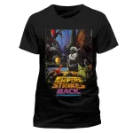 STAR WARS THE EMPIRE STRIKES BACK - YODA DAGOBAH BLACK T-SHIRT