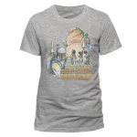 STAR WARS - RETURN OF THE JEDI MONTAGE BOBA FETT, JABBA GREY T-SHIRT