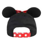 DISNEY - MINNIE MOUSE COSTUME STYLE HOOK AND LOOP BASEBALL CAP [KIDS]