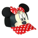 DISNEY - MINNIE MOUSE COSTUME STYLE HOOK AND LOOP BASEBALL CAP [KIDS]