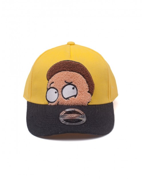 OFFICIAL RICK AND MORTY - MORTY CHENILLE STYLED CURVED SNAPBACK BASEBALL CAP