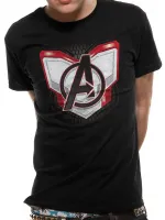 OFFICIAL AVENGERS ENDGAME - MOVIE POSTER BLACK T-SHIRT