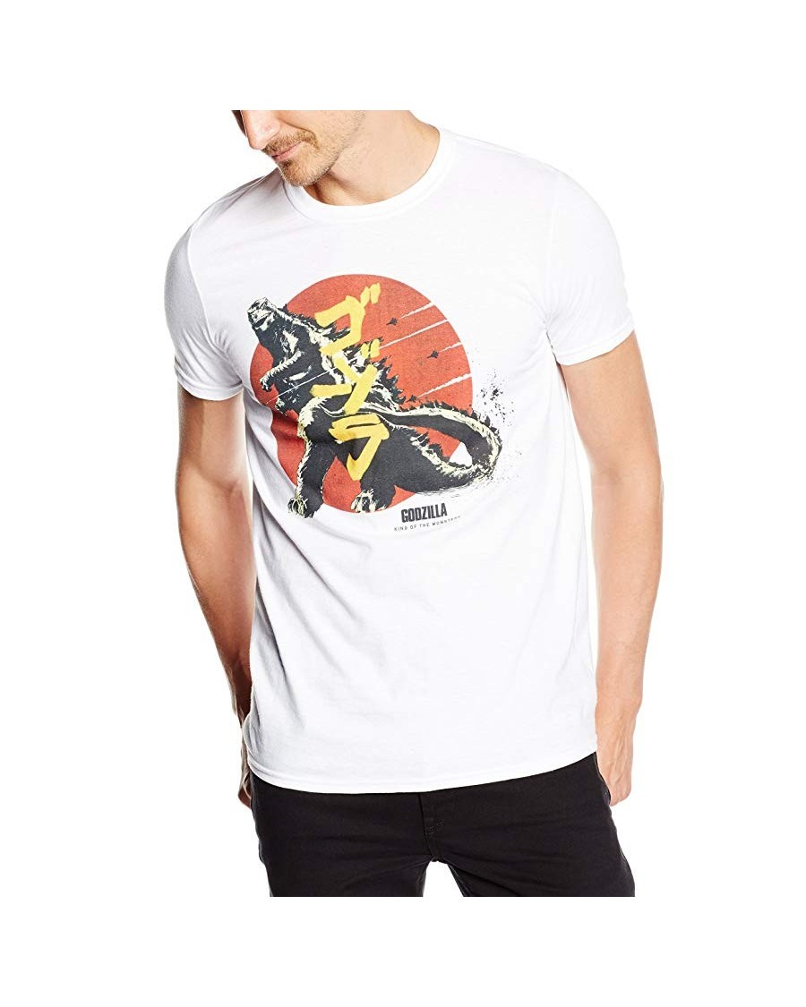 OFFICIAL GODZILLA - VINTAGE JAPAN STYLED WHITE T-SHIRT