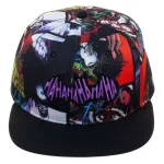 DC COMICS - BATMAN SYMBOL THE JOKER HAHAHA ALL OVER PRINT SNAPBACK CAP