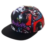 DC COMICS - BATMAN SYMBOL THE JOKER HAHAHA ALL OVER PRINT SNAPBACK CAP