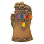 OFFICIAL MARVEL COMICS - AVENGERS: INFINITY WAR INFINITY GAUNTLET METAL PIN BADGE