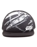 STAR WARS - MILLENNIUM FALCON PRINTED TRUCKER MESH SNAPBACK CAP