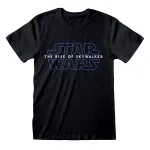 OFFICIAL STAR WARS : RISE OF SKYWALKER LOGO PRINT BLACK T-SHIRT