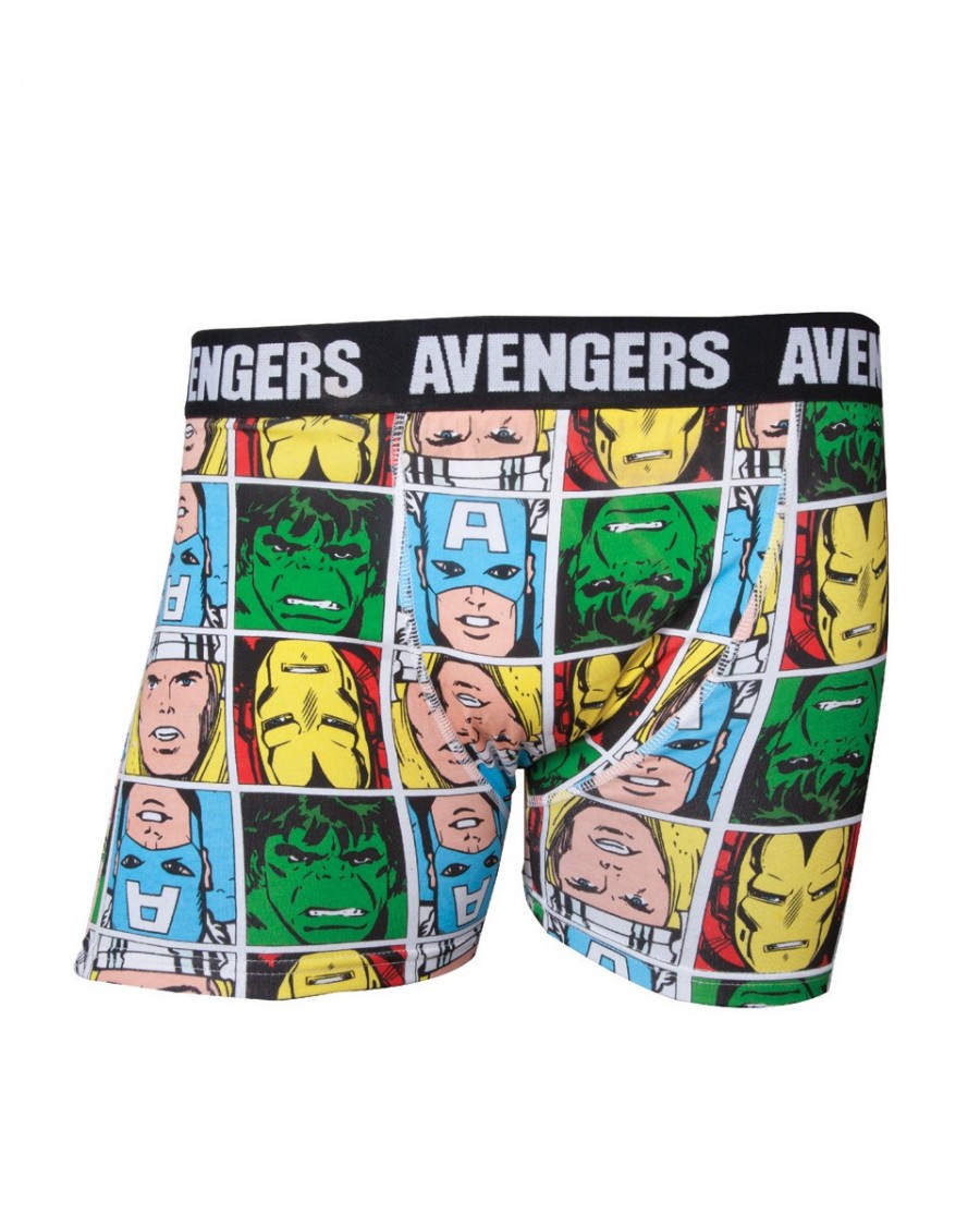 Captain America Underwear Mens: Boxer Briefs