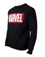 OFFICIAL MARVEL COMICS CHENILLE SYMBOL BLACK SWEATER JUMPER