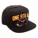 MY HERO ACADEMIA - ONE FOR ALL - ALL MIGHT BLACK SNAPBACK CAP