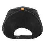 NARUTO SHIPPUDEN TAPING BLACK SNAPBACK CAP WITH PRINTED VISOR