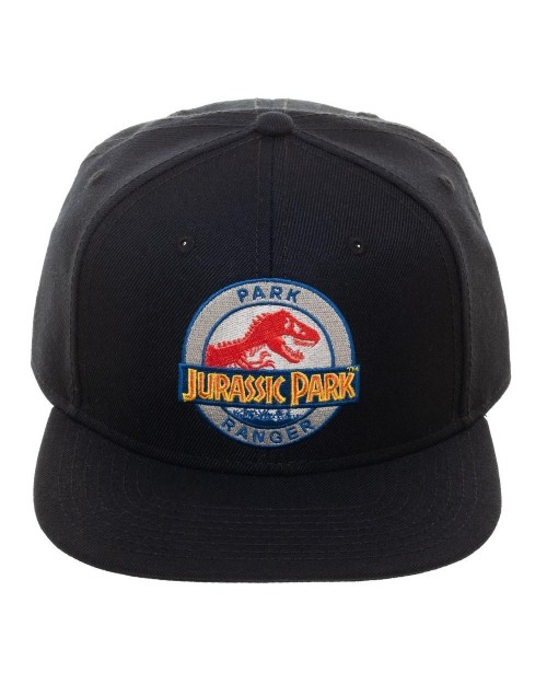 OFFICIAL JURASSIC PARK SYMBOL - PARK RANGER BLACK SNAPBACK CAP