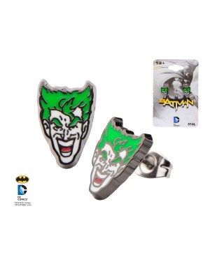 DC COMICS BATMAN: THE JOKER FACE LAUGHING EARRINGS