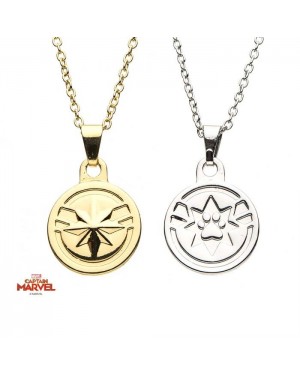 MARVEL COMICS - CAPTAIN AMERICA AND GOOSE FRIENDSHIP NECKLACE