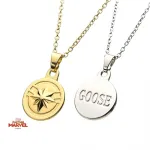 MARVEL COMICS - CAPTAIN AMERICA AND GOOSE FRIENDSHIP NECKLACE