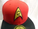 RED STAR TREK STARFLEET ENGINEERING SNAPBACK CAP