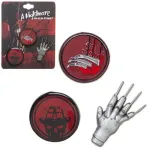 A NIGHTMARE ON ELM STREE GLOVE CLAW SET OF 3 METAL PIN BADGE