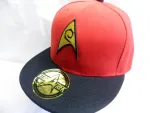 RED STAR TREK STARFLEET ENGINEERING SNAPBACK CAP