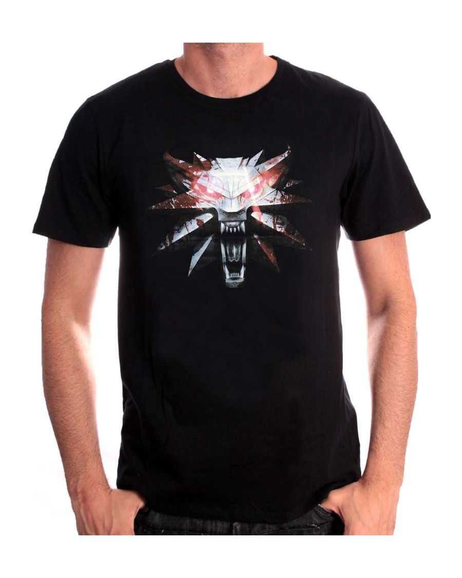 OFFICIAL WITCHER 3 - MEDALLION & SIGNS OF WITCHER BLACK T-SHIRT