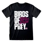 DC COMICS BIRDS OF PREY AND THE FANTABULOUS EMANCIPATION OF ONE HARLEY QUINN LOGO BLACK T-SHIRT