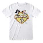 OFFICIAL ANIMANIACS LOGO WARNER BROTHERS YAKKO, WAKKO & DOT WHITE T-SHIRT