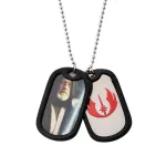 STAR WARS - OBI-WAN KENOBI DOG TAG PENDANT WITH CHAIN NECKLACE